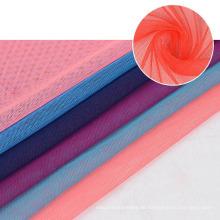 Beliebtes Tela Textiel Glitter Trikot 100% Polyester -Jersey Mesh Futter Tule Stoff